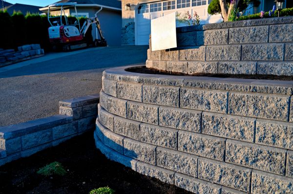 Stone Retaining Wall Repair in San Ramon