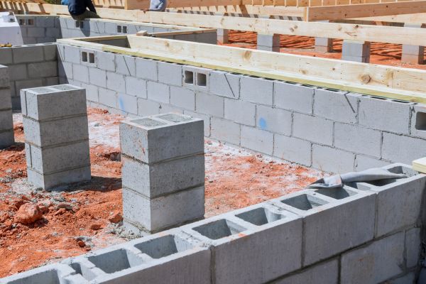 Cement Block Installation in San Ramon