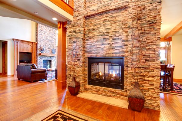 Stone Hearth Installation in San Ramon