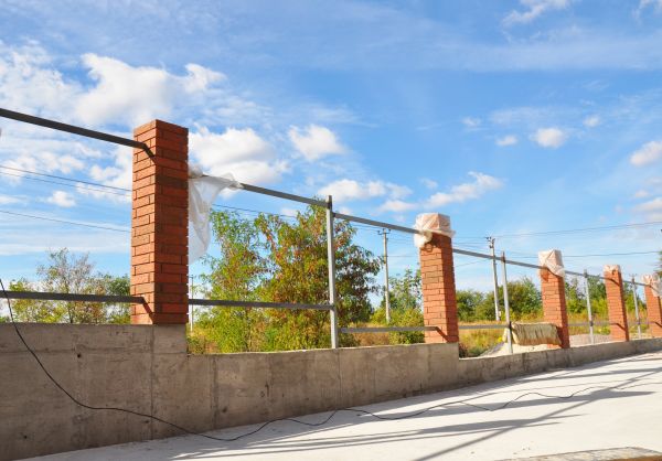 Brick Pillar Installation in San Ramon