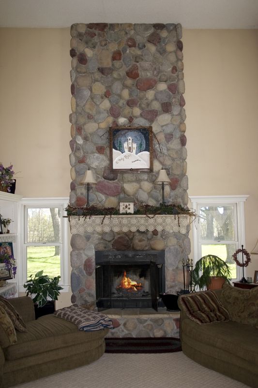 Stone Fireplace Design